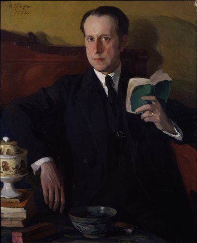 Retrato de Mstislav Dobuzhinsky de Osip Emmanuilovich Braz